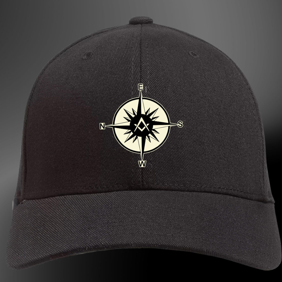 Compass Glow in the Dark emblem hat