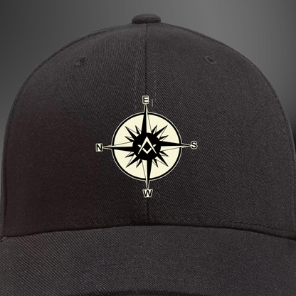 Compass Glow in the Dark emblem hat