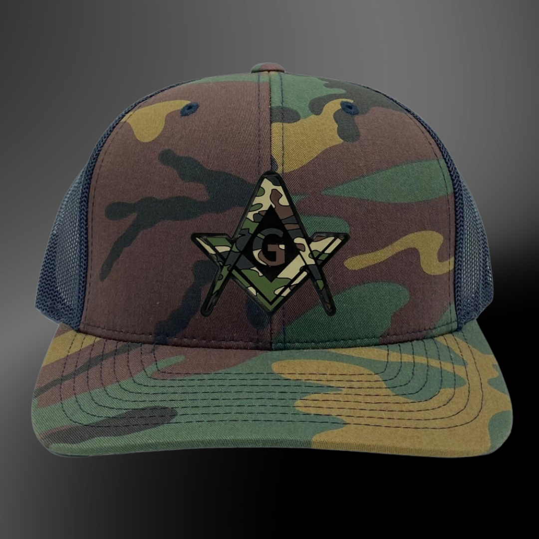 Woodland Camo Trucker caps