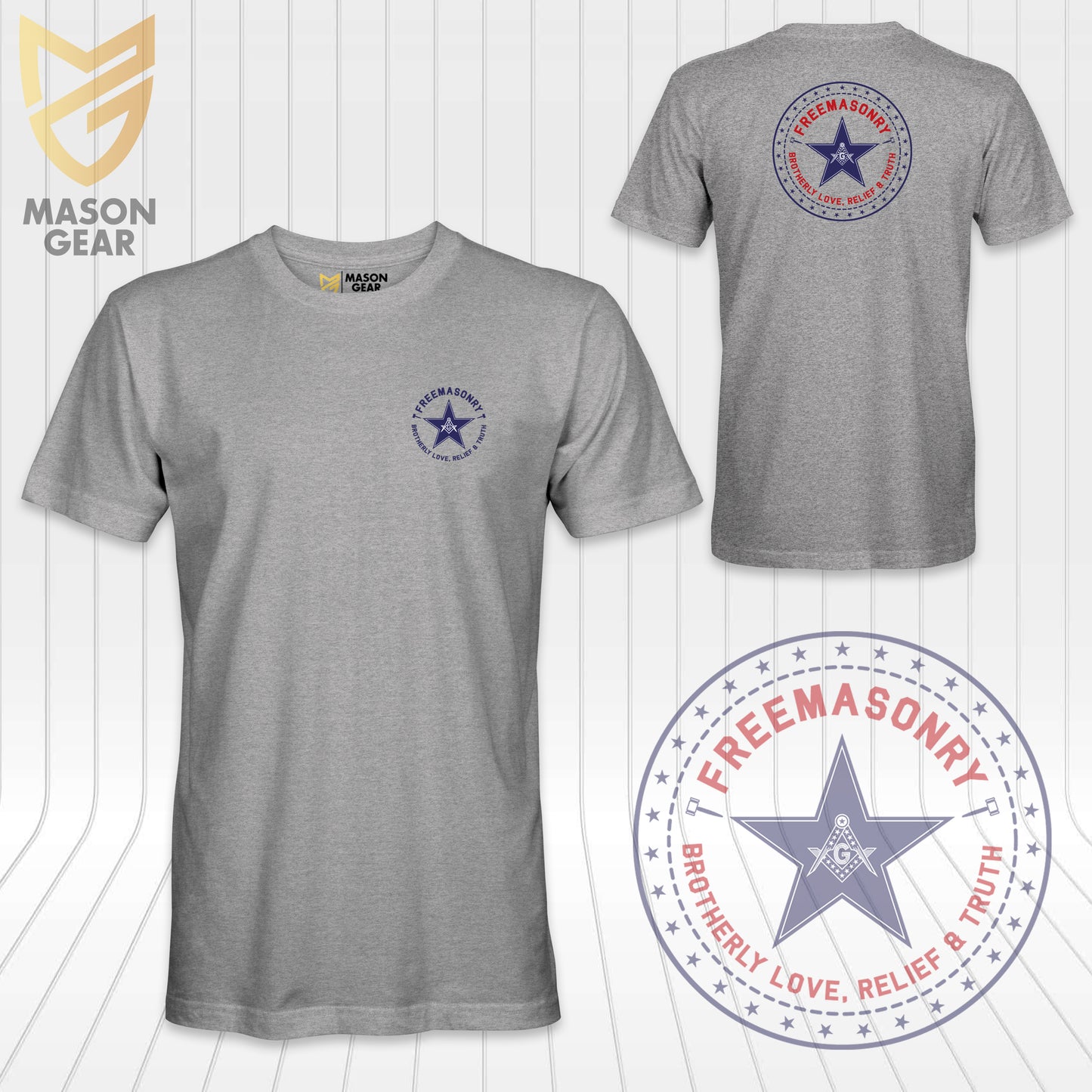 Freemasonry Star Values - T-shirt