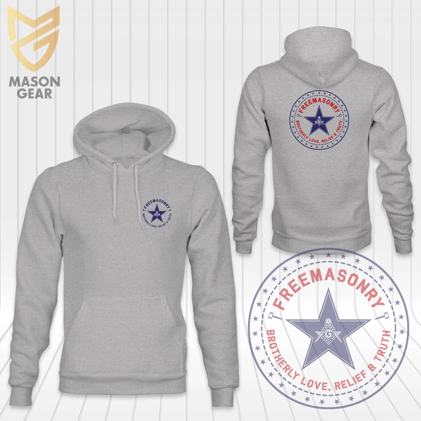 Freemasonry Star Values - Hoodie