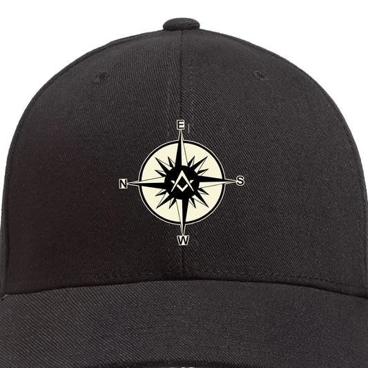 Compass Glow in the Dark emblem hat