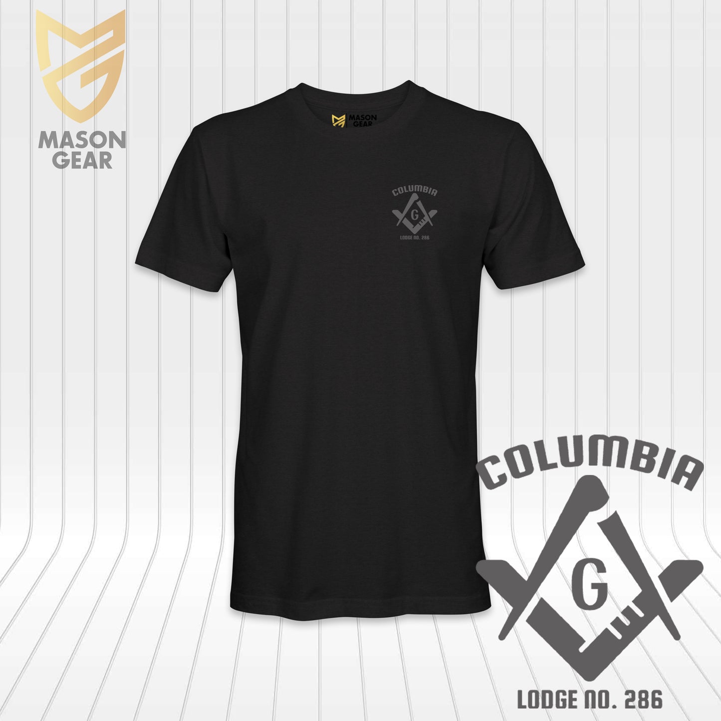 Columbia Masonic Lodge 286 - 1 print T-shirt