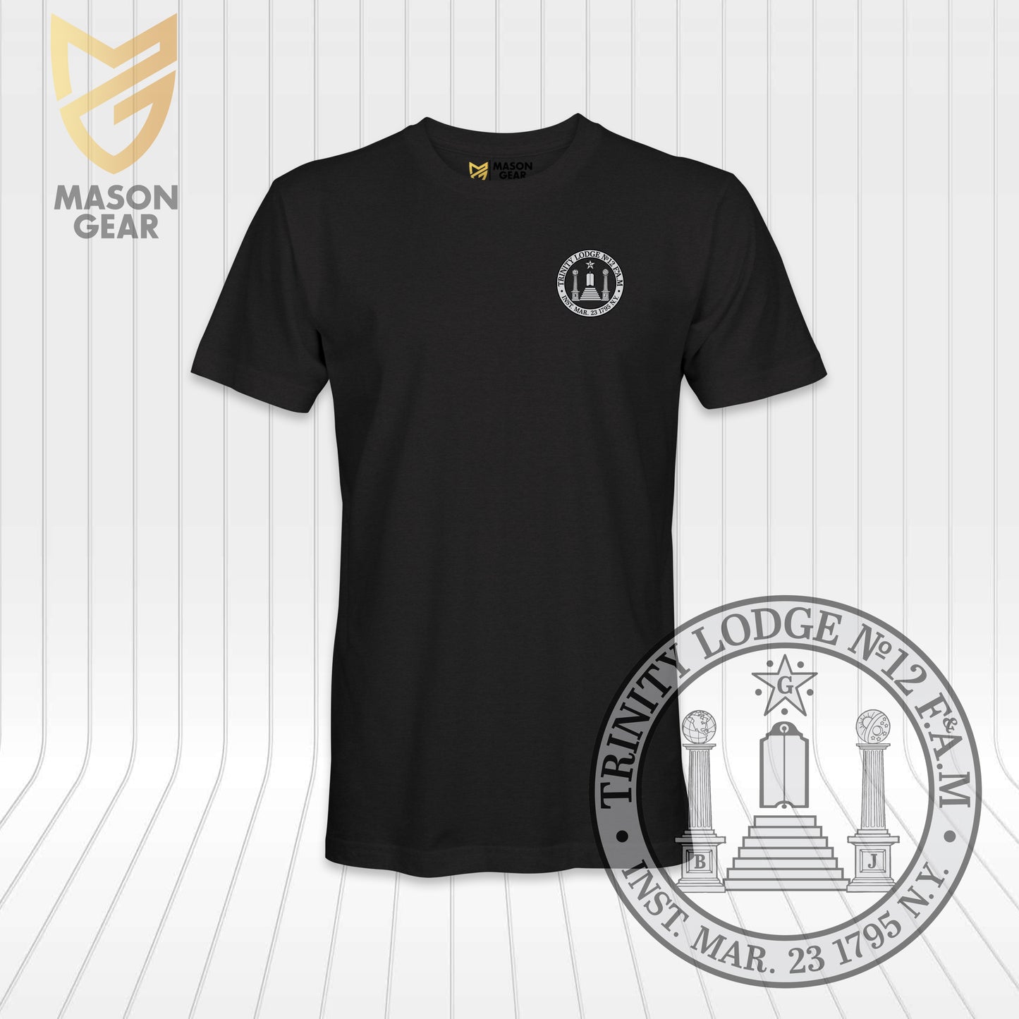 Trinity Lodge No.12 F.& A.M.- T-shirt