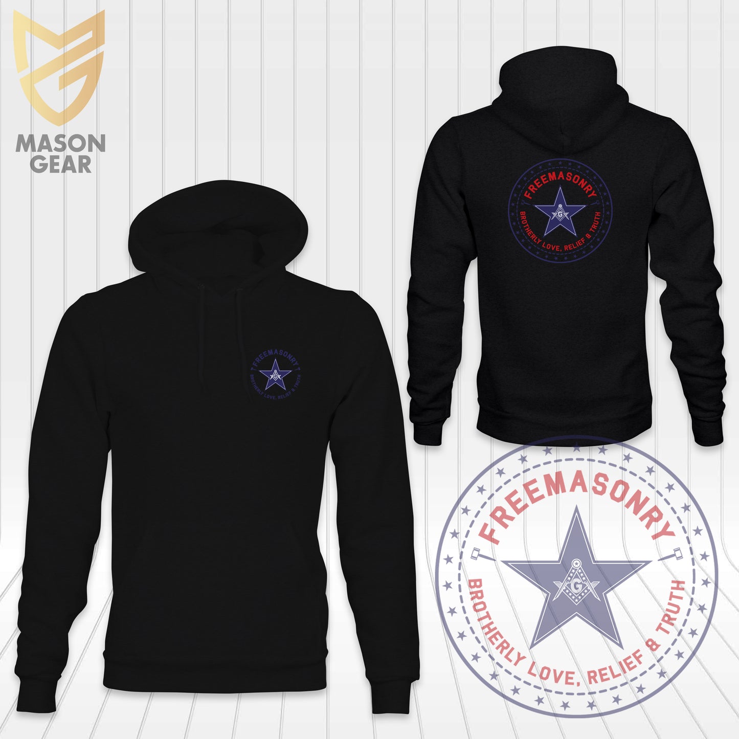 Freemasonry Star Values - Hoodie