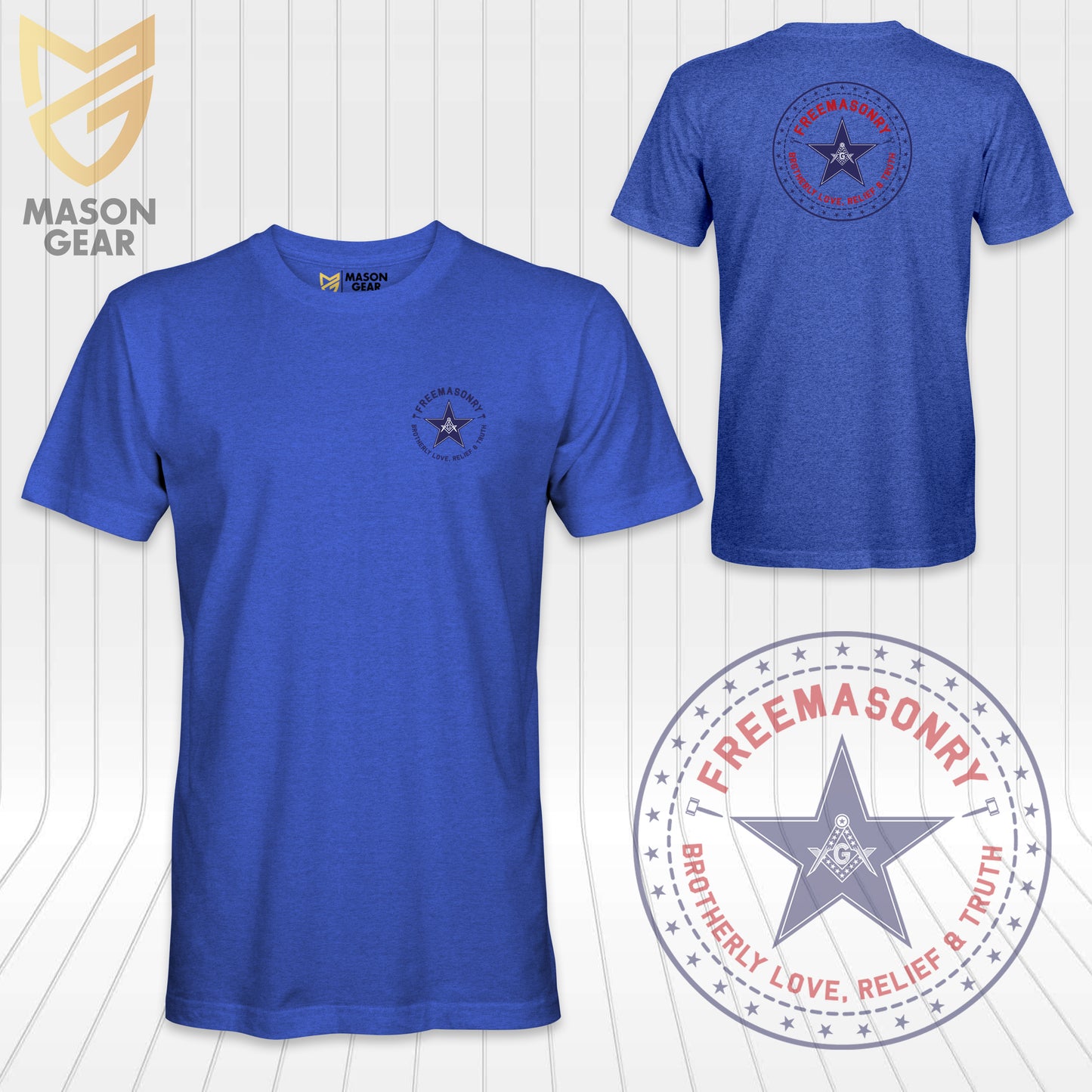 Freemasonry Star Values - T-shirt