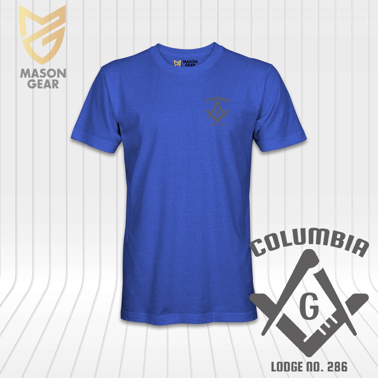 Columbia Masonic Lodge 286 - 1 print T-shirt