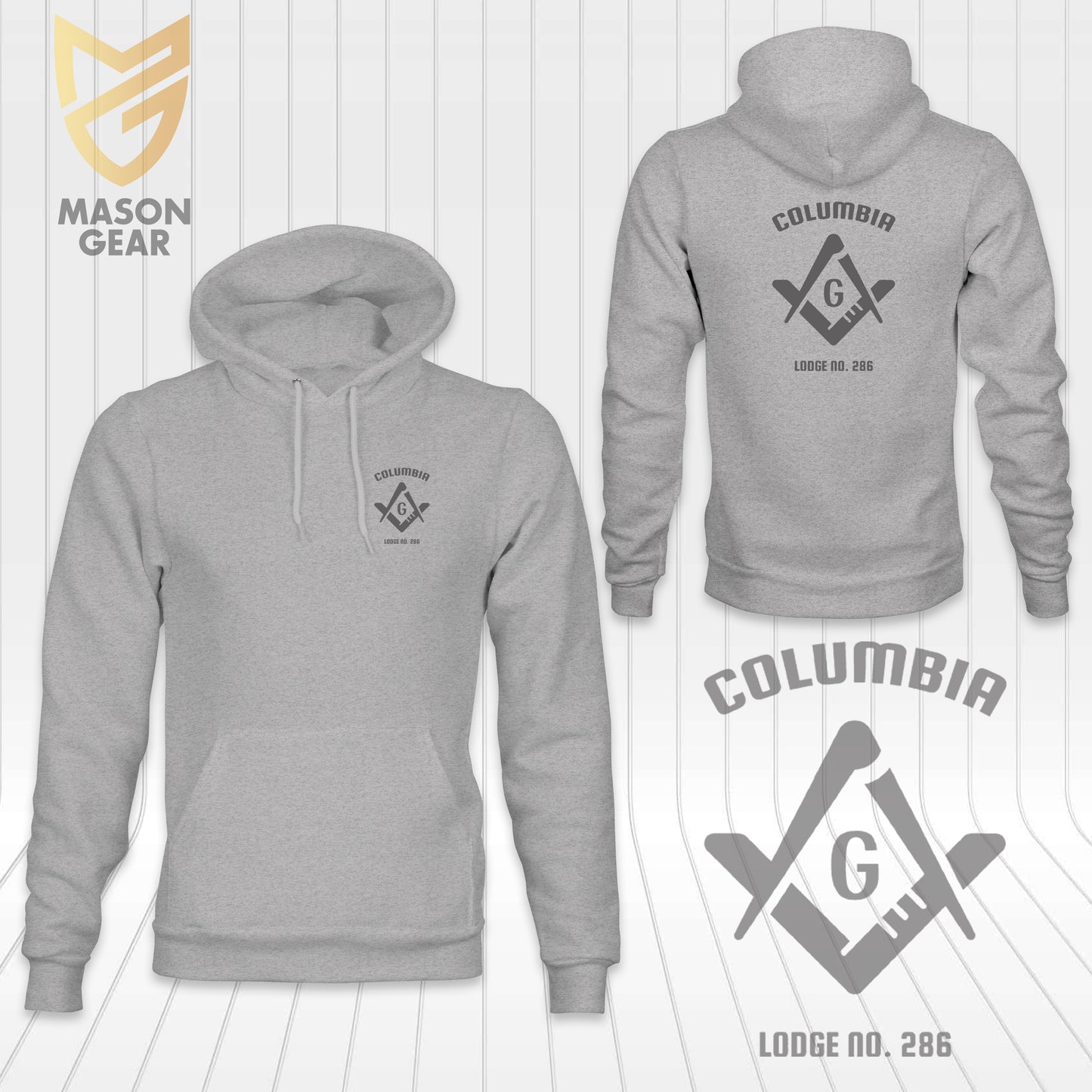 Columbia Masonic Lodge 286 - Hoodie