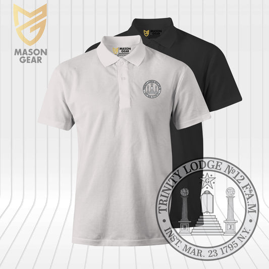 Trinity Lodge No. 12 F. & A.M. , Darkness to Light Polo Shirt - 1 SET