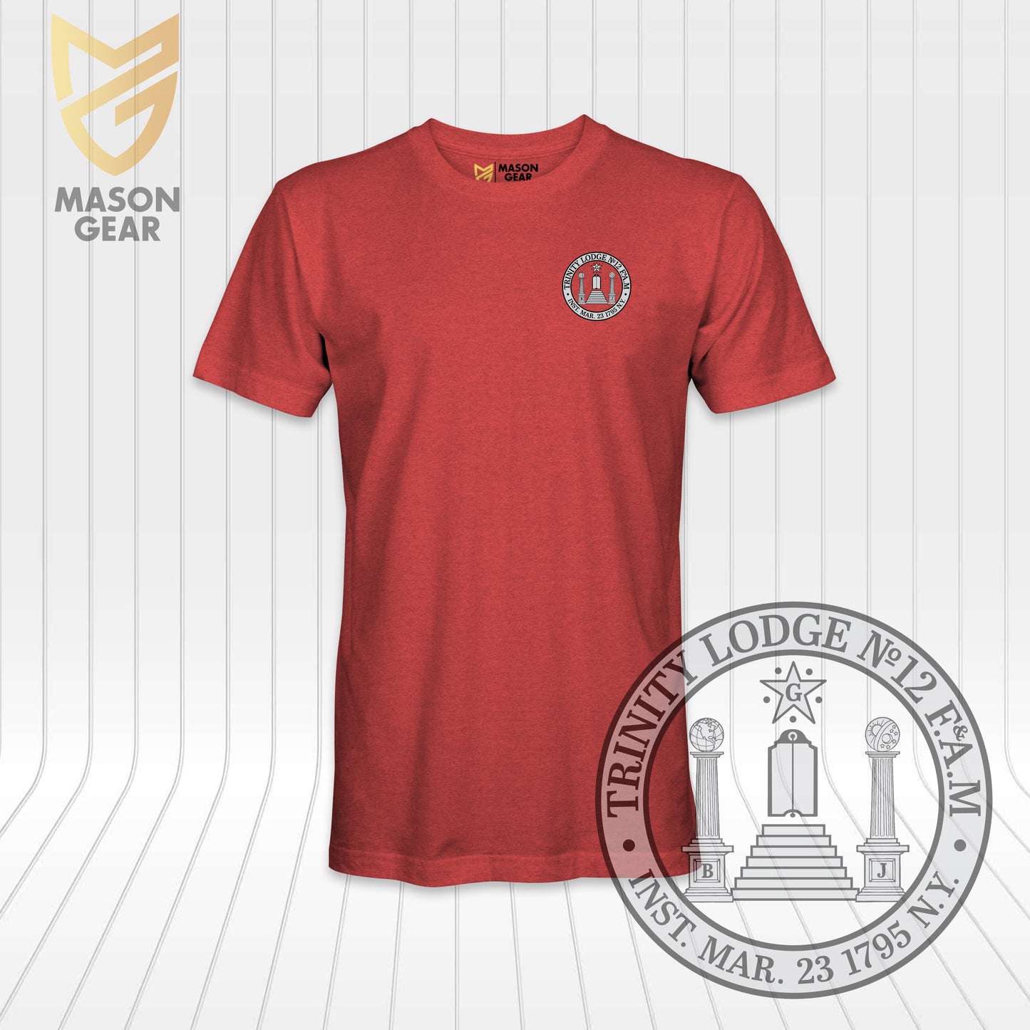 Trinity Lodge No.12 F.& A.M.- T-shirt