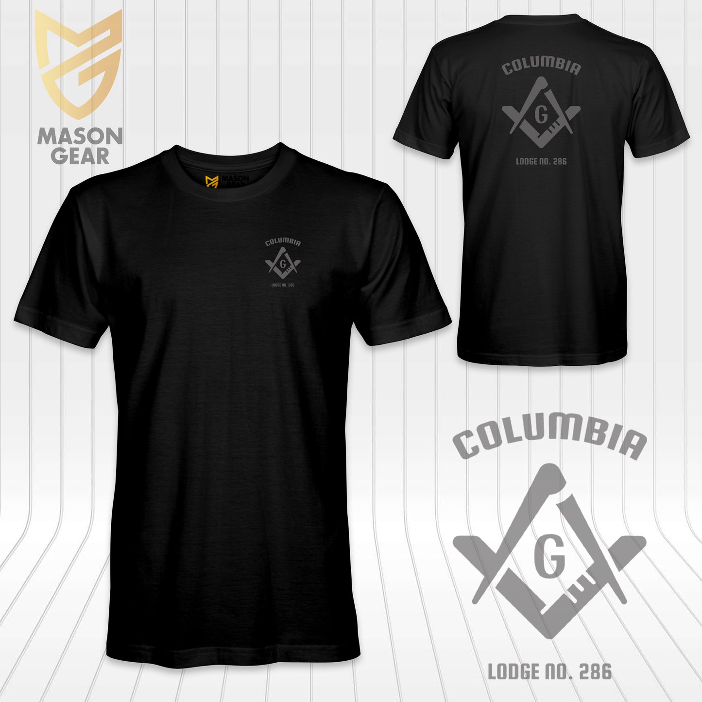 Columbia Masonic Lodge 286 - T-shirt