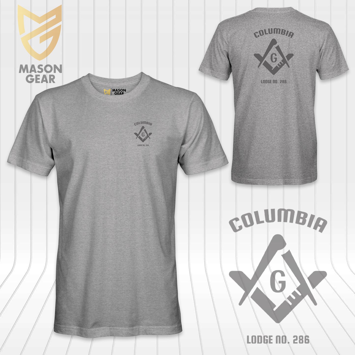 Columbia Masonic Lodge 286 - T-shirt