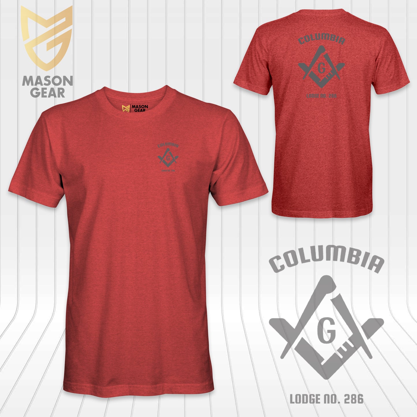 Columbia Masonic Lodge 286 - T-shirt