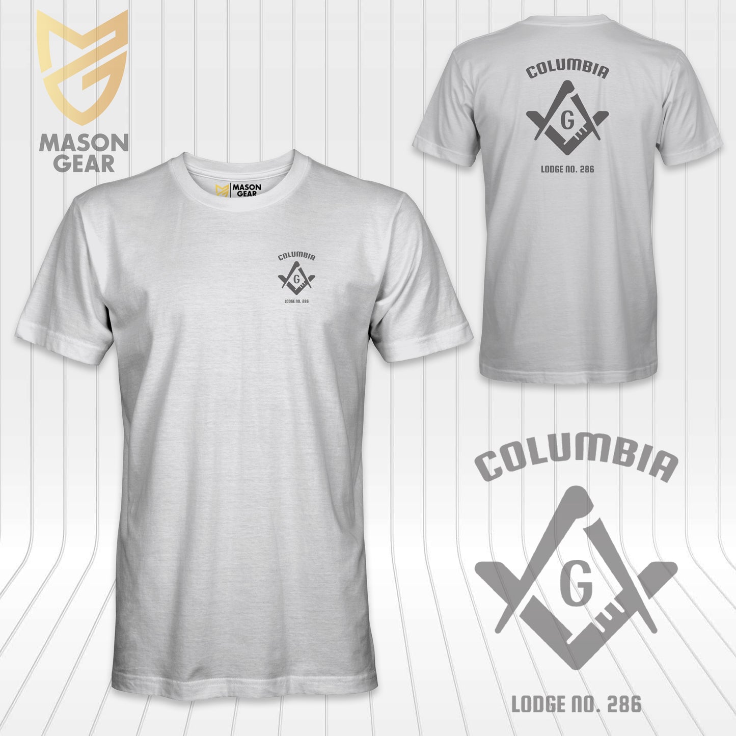 Columbia Masonic Lodge 286 - T-shirt