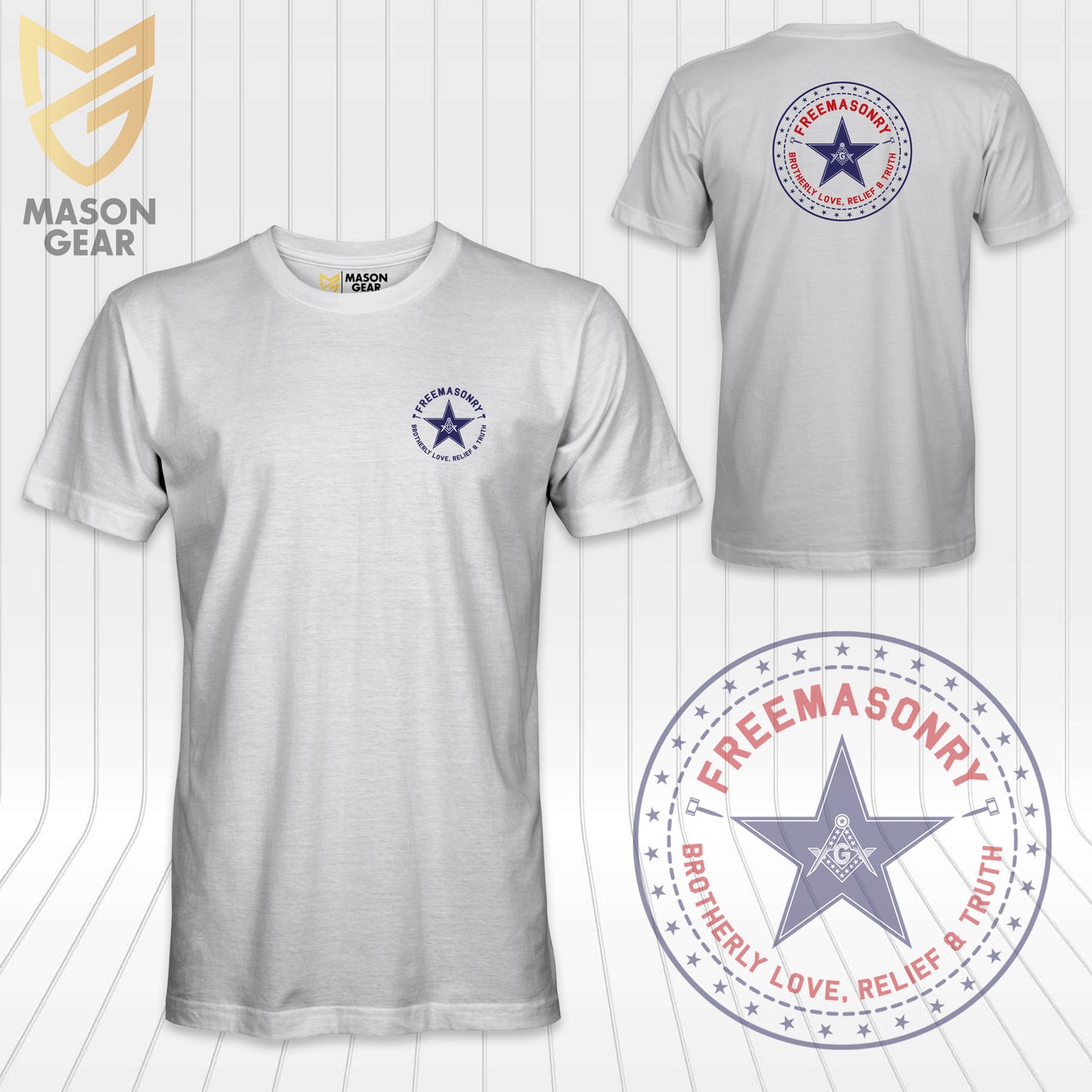 Freemasonry Star Values - T-shirt