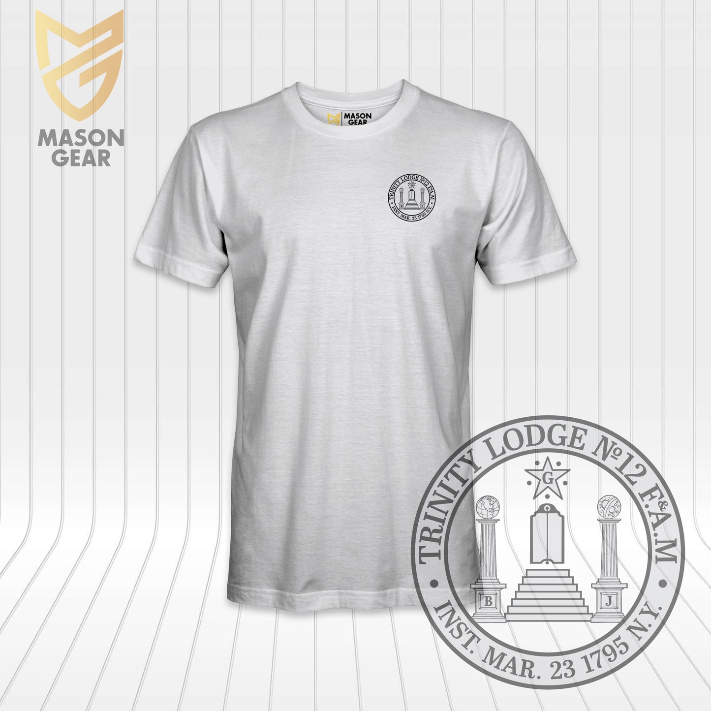 Trinity Lodge No.12 F.& A.M.- T-shirt