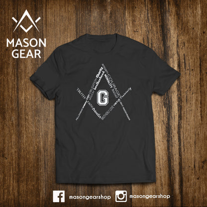 The Square and Compass - tshirt - Mason Gear Shop