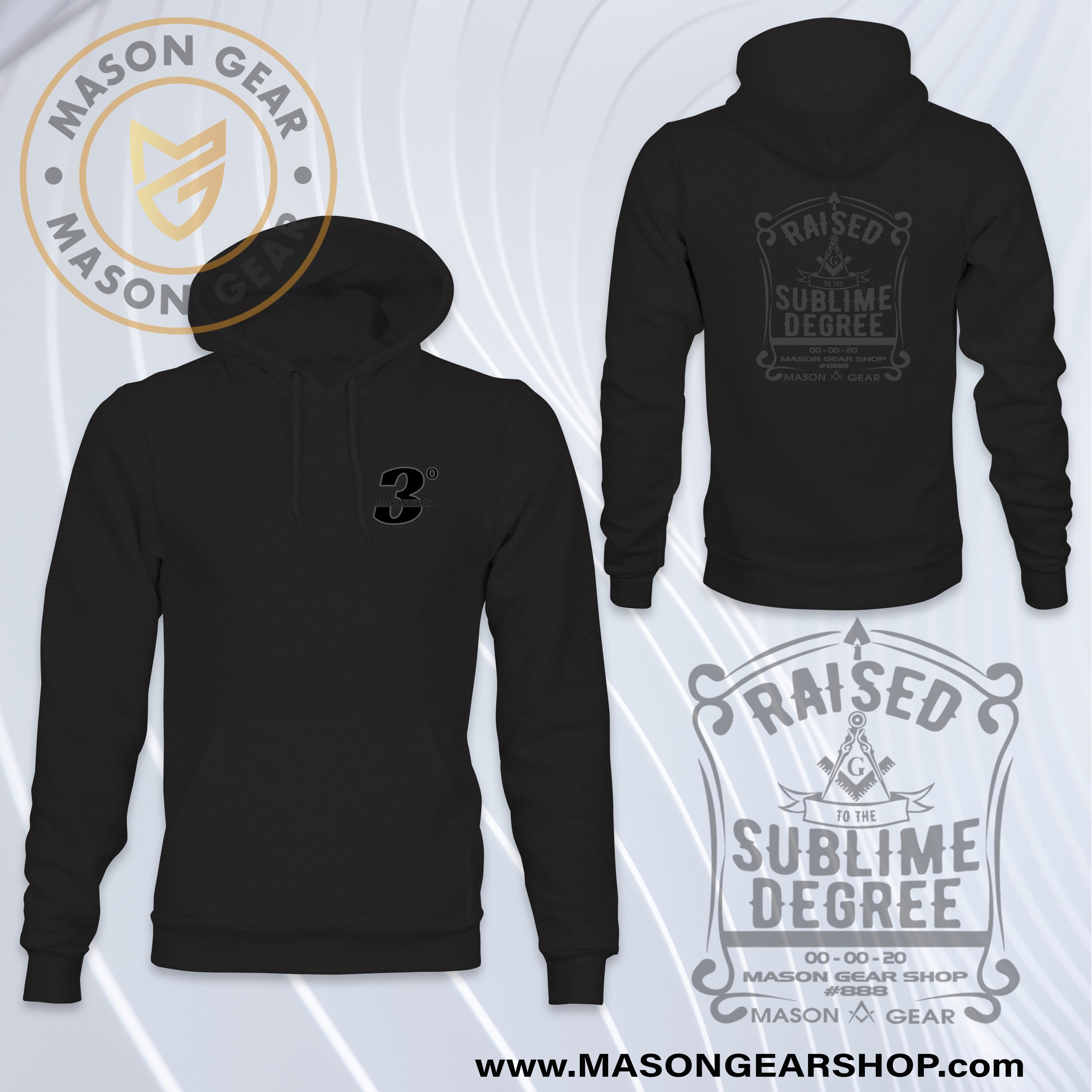 TROWEL Hoodie design Print your Raising date Lodge name