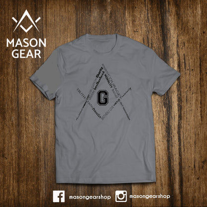 The Square and Compass - tshirt - Mason Gear Shop