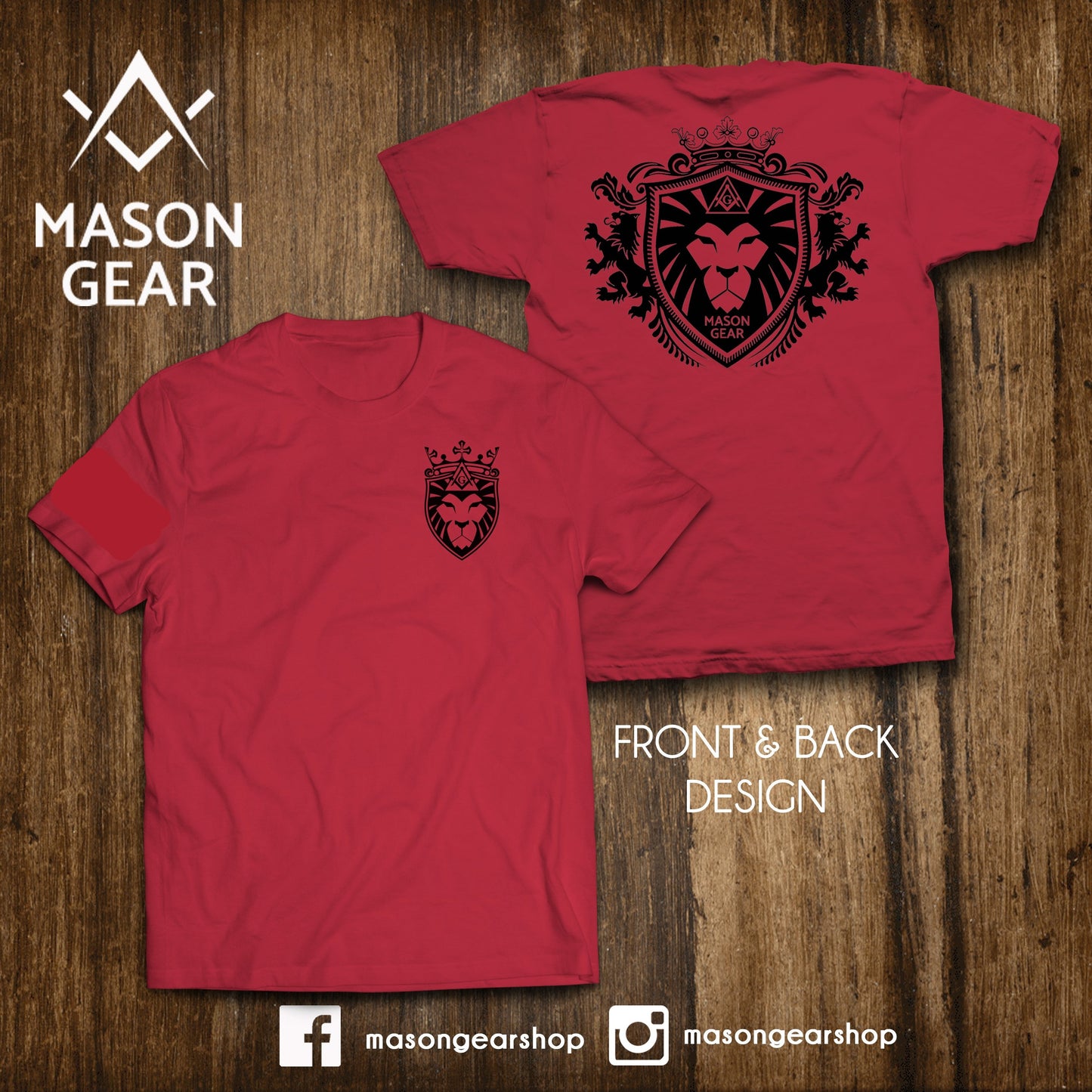 King Leo Design Tshirt - Mason Gear Shop