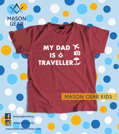 My DAD is a Traveller - Youth tshirt